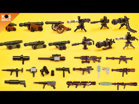 Lego Weapons and Guns Compilation Part 5-8 (Tutorial)