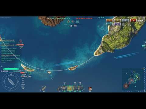 World of Warships 0.6.4.0: Ryujo (CQC) Battle 15