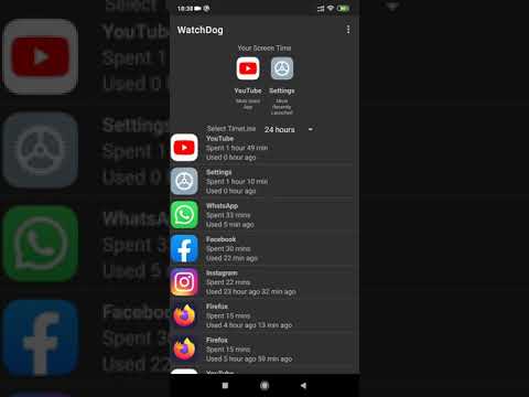WatchDog - Screen time tracker Video