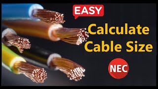 How to Calculate Cable Size | Cable Size Calculation | Step-by-Step