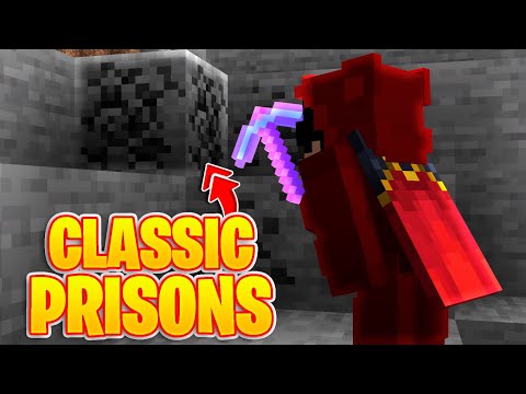 MY FIRST *24 HOURS* ON THIS NEW CLASSIC PRISONS MINECRAFT SERVER | TITANMC