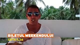 Biletul weekendului ne este adus de Cosmin Cernat: Cota 5.26!
