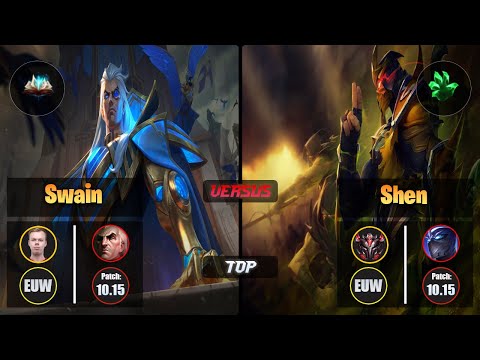 Wunder SWAIN (Top) [Unsealed Spellbook] VS SHEN - Grandmaster EUW Patch 10.15