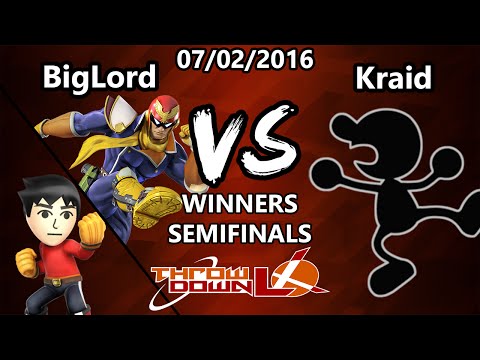 Throwdown LX #2 -  Kraid (G&W) VS LP | BigLord (C. Falcon, Mii Brawler) - SSB4 Winners Semifinals