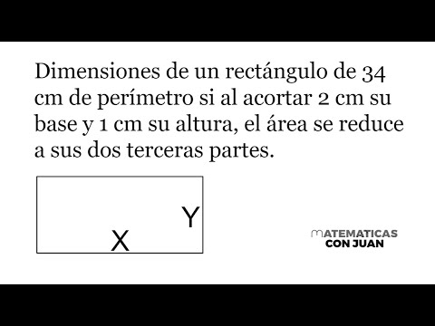 HALLAR LAS DIMENSIONES DEL RECTÁNGULO. Geometría Básica