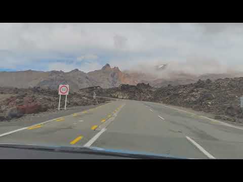 Whakapapa Ski Field in summer Mt. Ruapehu New Zealand.