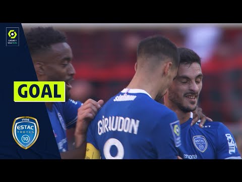 Goal Xavier CHAVALERIN (66' - ESTAC) STADE DE REIMS - ESTAC TROYES (1-2) 21/22