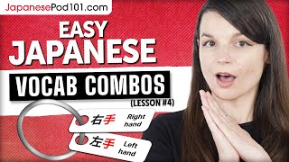 Learn Japanese Vocabulary Matrix #4: Direction & Body