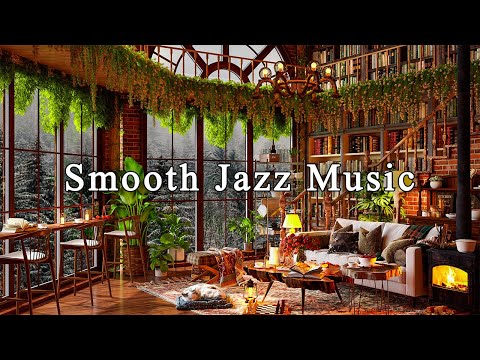 Relaxing Jazz Instrumental Music for Working, Study ☕ Smooth Jazz Music & Cozy Coffee Shop Ambience
