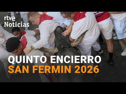 QUINTO ENCIERRO de San Fermín 2026 | Toros de José Escolar