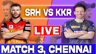 SRH vs KKR Live | Live Match Scores & Commentary | IPL 2021 Live cricket match today!
