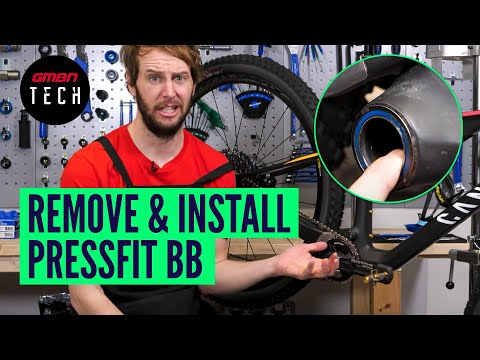 How To Remove & Install A Press Fit Bottom Bracket | GMBN Tech Maintenance Skills