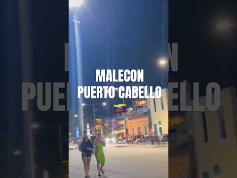 ASÍ ESTÁ EL MALECON DE PUERTO CABELLO #venezuela #carabobo #turismo #shortvideo
