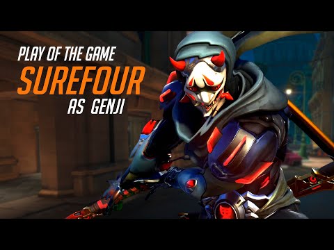 SUREFOUR GENJI MEI AND WIDOW GAMEPLAY! POTG! [ OVERWATCH 2 SEASON 4 TOP 500 ]