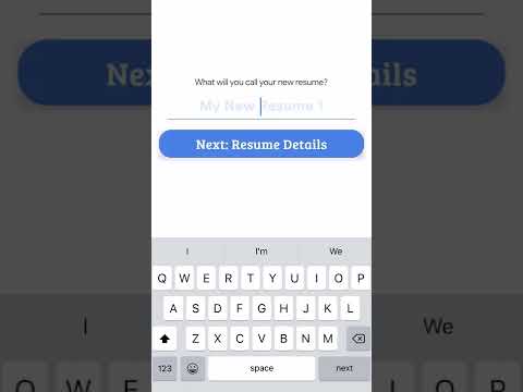 Resume CV Builder by Verified Video