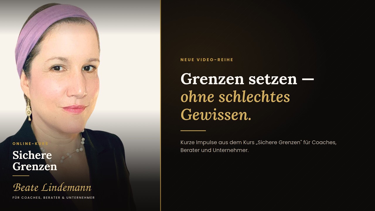 Professionelle Distanz macht nicht kalt — sie macht erst nahbar.
