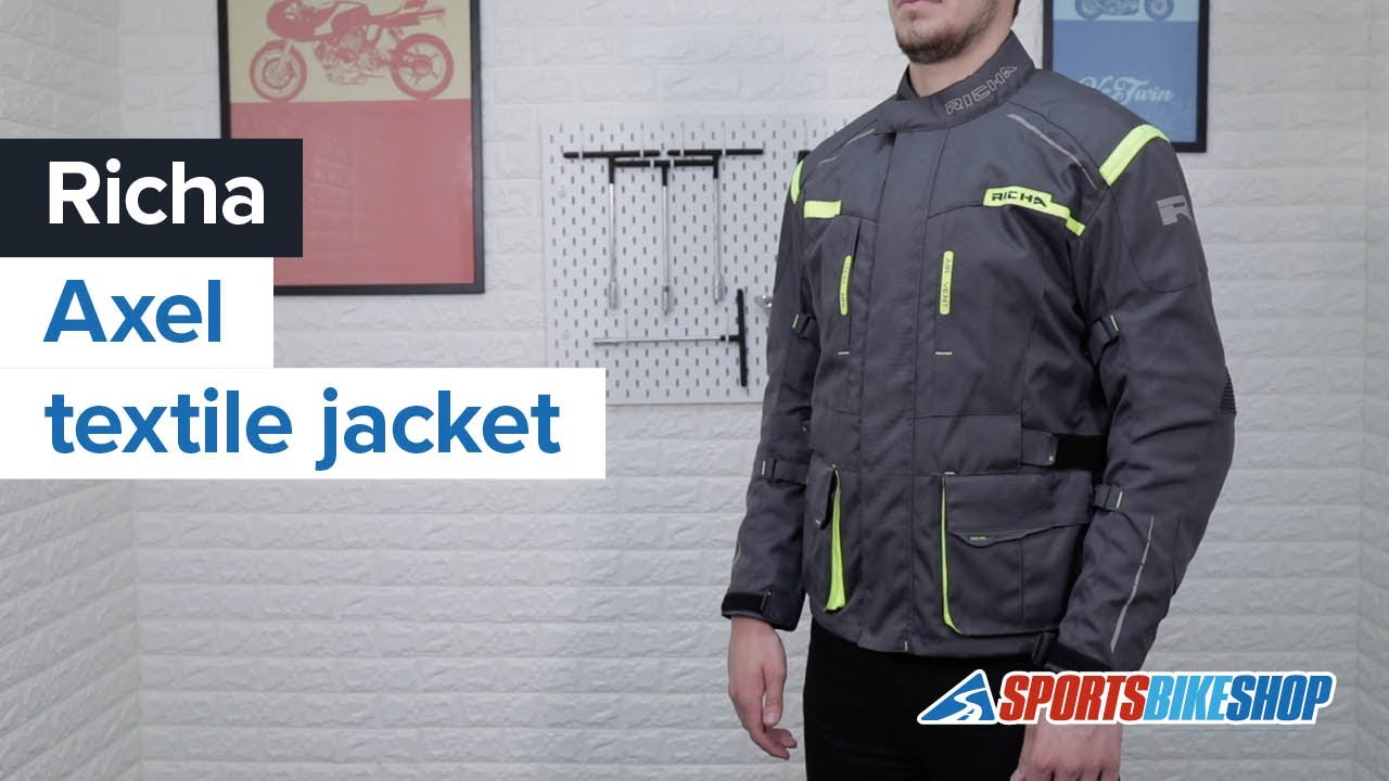 Richa Axel Textile Jacket - Black / Fluo Video