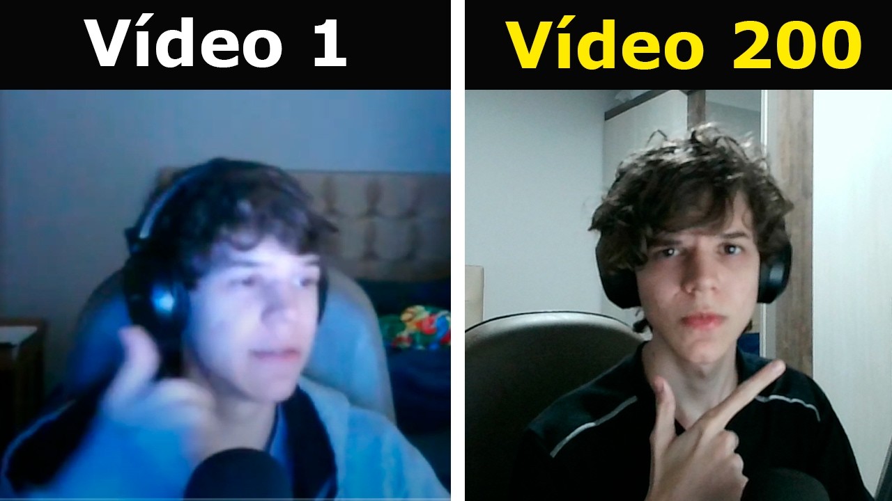 Fiz 200 Vídeos para Provar que o Youtube é Sorte