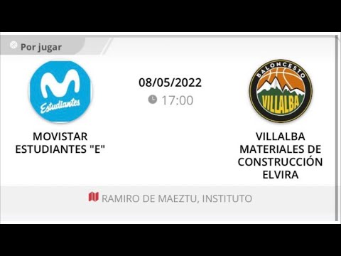 Junior masc D ESTUDIANTES - VILLALBA MATERIALES DE CONSTRUCCIÓN ELVIRA