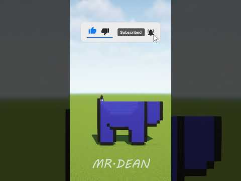 Mr. D E A N - Minecraft: Making Among Us in Minecraft #shorts #minecraft #minecraftshorts #trending #amongus