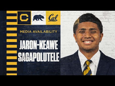 Cal Football: Jaron-Keawe Sagapolutele Post-Game Press Conference (9.06.25 vs Texas Southern)