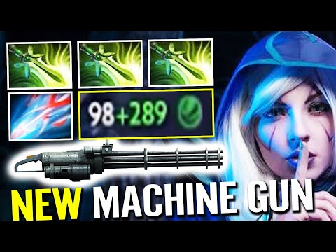 NEW MACHINE GUN 3x Butterfly Drow Ranger +400 Agi vs QOP Top Rank Carry EPIC Gameplay WTF Dota 2 Pro