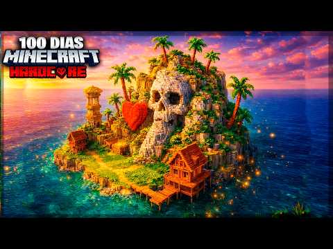 SOBREVIVI 100 DIAS EM UMA ILHA DESERTA DO MINECRAFT - O FILME
