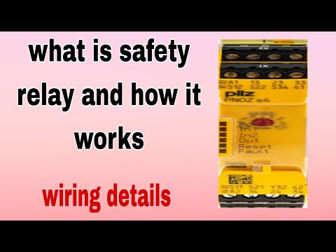 safety relay | what is safety relay and how it works | safety relay wiring | pilz relay