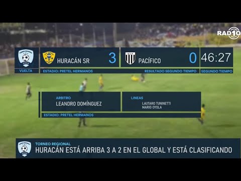 TORNEO REGIONAL | HURACÁN SR 3 - PACÍFICO 0