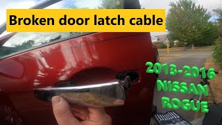 2013-2016 Nissan Rogue door latch replacement