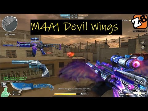 Crossfire NA 2.0 : M4A1 Custom Devil Wings - Hero Mode X - Zombie V4
