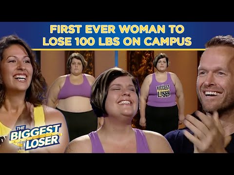 First Woman to Lose 100 lbs on Campus | The Biggest Loser