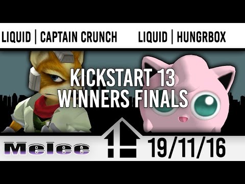 Kickstart 13 - Liquid | Captain Crunch (Fox) vs Liquid | Hungrybox (Jiggs) - Winner's Finals