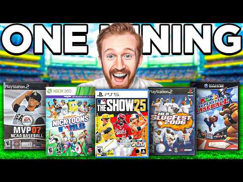 I Played One Inning Of Every Baseball Game - YouTube