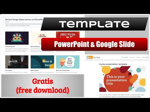 Cara download Template powerpoint & Google slide gratis 2020
