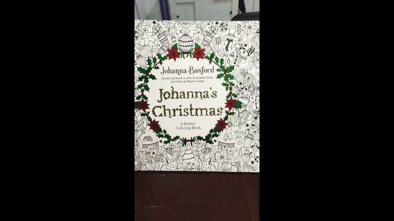 Libro para colorear NAVIDAD Johanna Basford Johanna’s Christmas Coloring Book