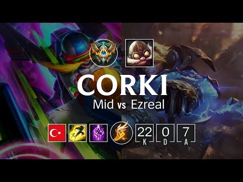 Corki Mid vs Ezreal - TR Challenger Patch 8.9