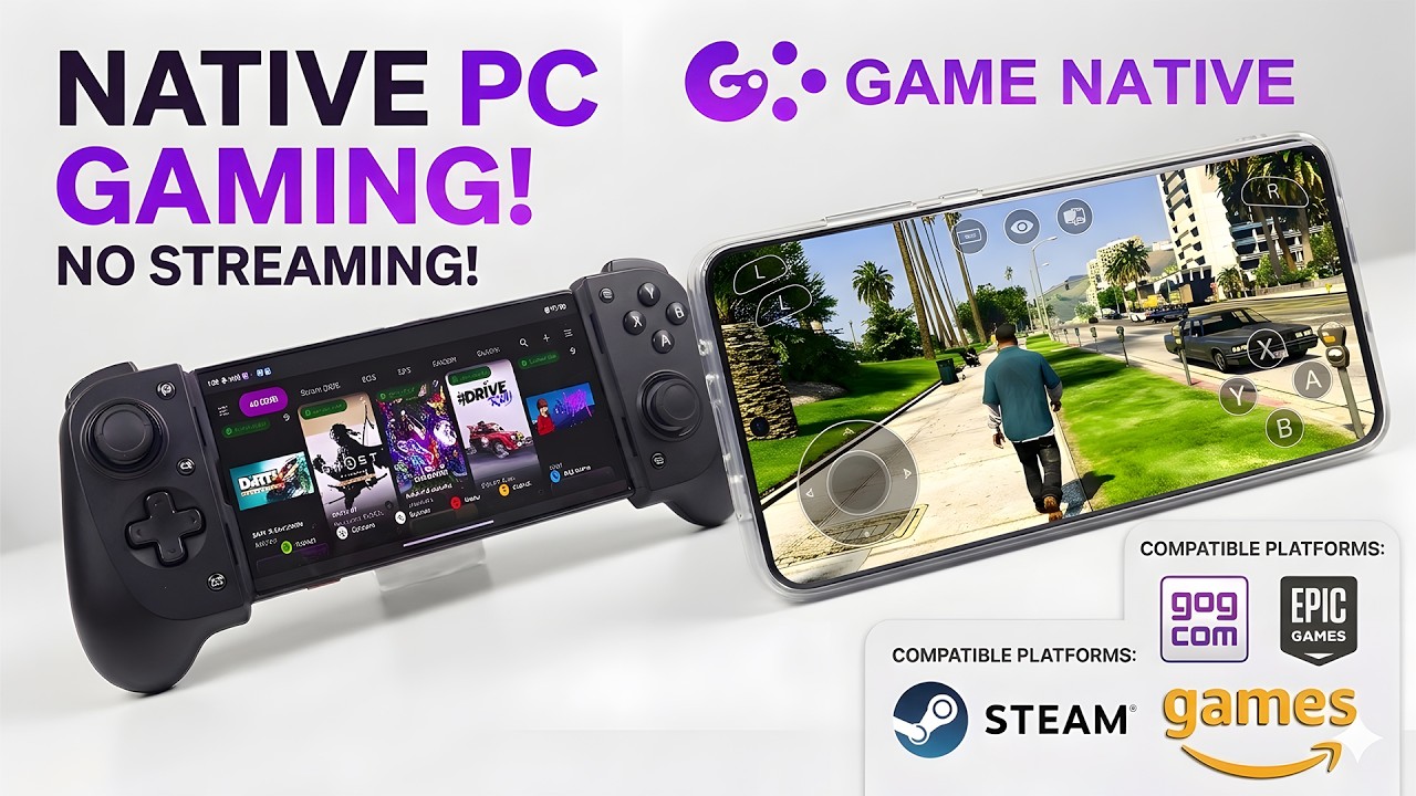 Turn Your Android Phone Into A Steam Deck! Play Real PC Games