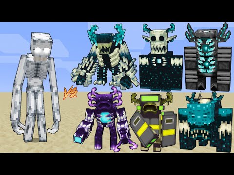 Scp 096 Vs NEW Wardens PLUS+ Mobs / Minecraft Mob Battle