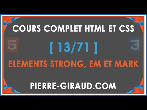 COURS COMPLET HTML ET CSS 13 71 Les niveaux d importance des textes