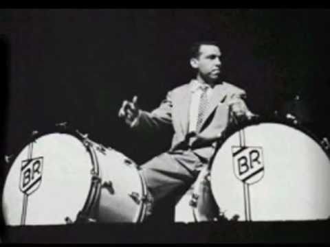 Buddy Rich Double Bass Drum Solo 1949 NY Paramount
