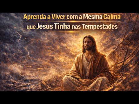 Aprenda a Viver com a Mesma Calma que Jesus Tinha nas Tempestades