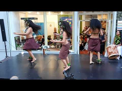 La troupe HOTU RAU ORI dirigée par Alison CONHOC à la fête de la musique 2019