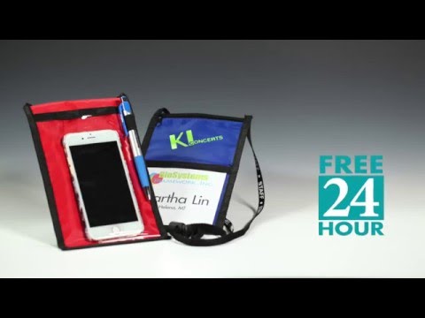 Plan Ahead & Save - MARCO Tech Pouch Neck Wallet - Printed