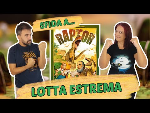 Raptor Partita Completa al Gioco da Tavolo in cui i dinosauri lottano per la libertà!
