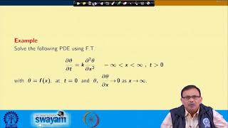 Solution of partial differential equations using fourier transform I