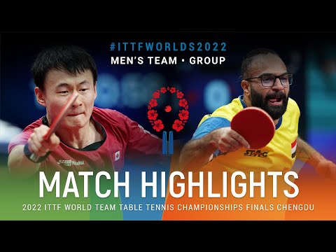 Highlights | Wang Zexuan (CAN) vs Mohamed Shouman (EGY) | MT Grps | #ITTFWorlds2022