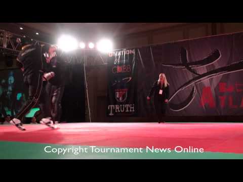 Chelsey Nash vs Gina Thornton Women's Overall Sparring Grands at Battle of Atlanta 2012