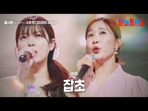 별사랑(ビョルサラン)X후쿠다미라이(福田未来) - 잡초(雑草)｜한일톱텐쇼 10회