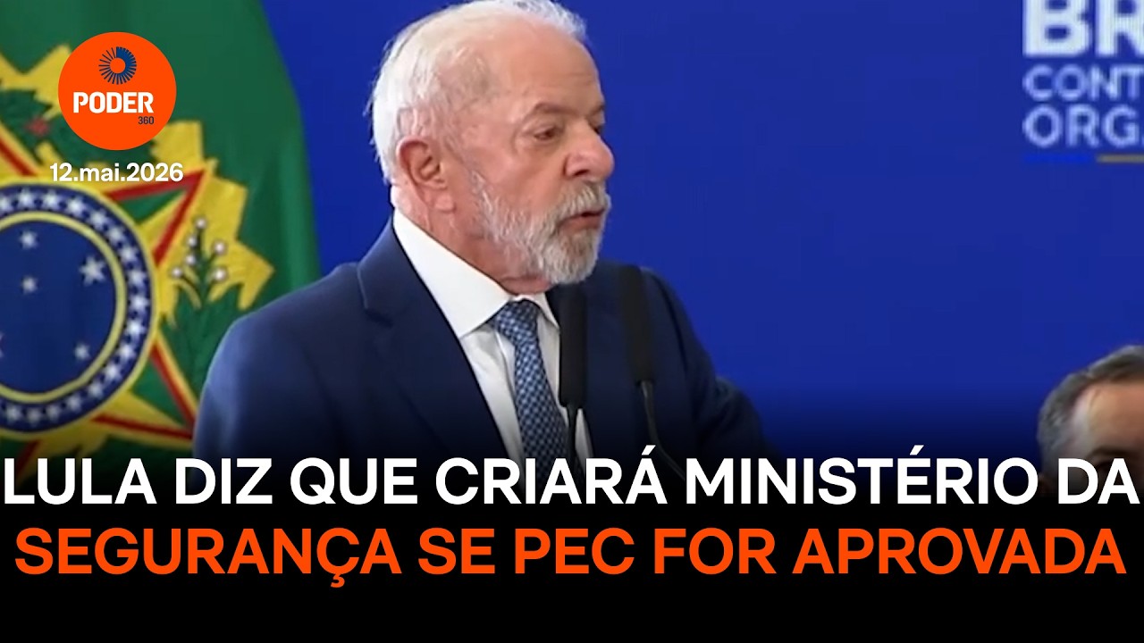 Lula diz que criará Ministério da Segurança se PEC for aprovada